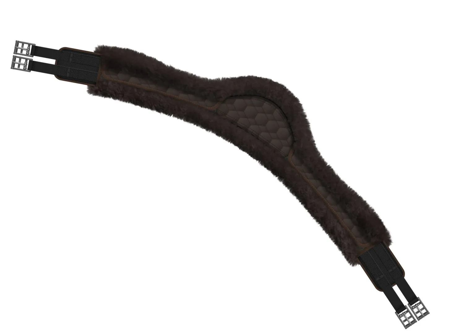 Discount WORLD EQUSTRN BRNDS E.A. Mattes Athletico Long Girth with Detachable Cover Brown