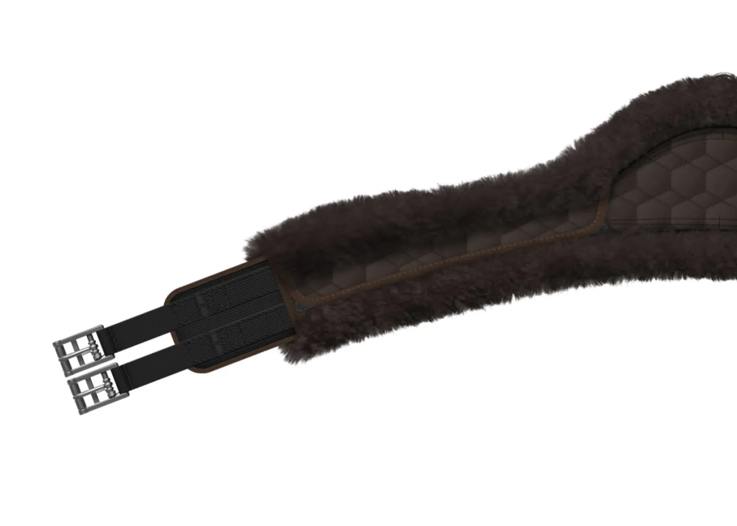 Discount WORLD EQUSTRN BRNDS E.A. Mattes Athletico Long Girth with Detachable Cover Brown