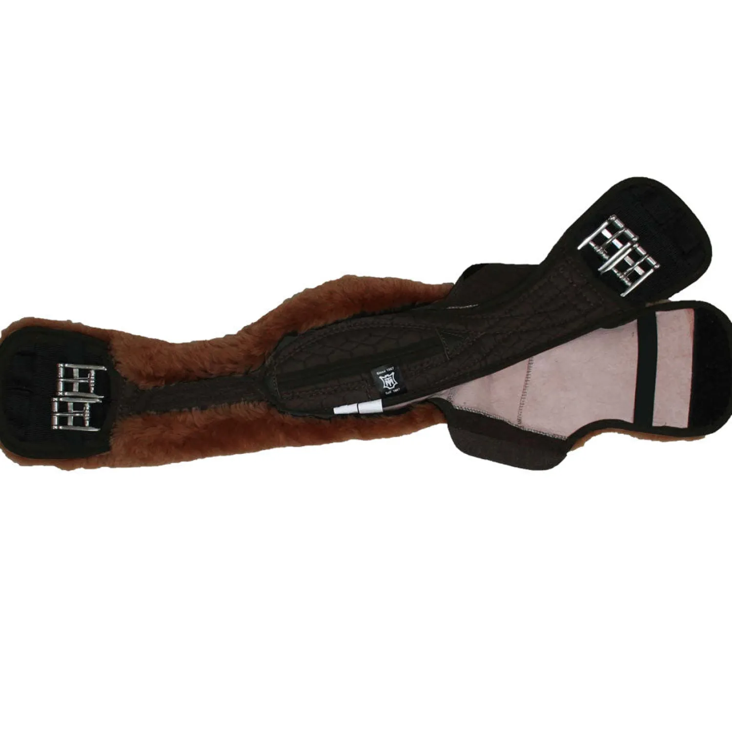 Clearance WORLD EQUSTRN BRNDS E.A. Mattes Contoured Short Girth with Detachable Cover