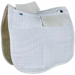 Best WORLD EQUSTRN BRNDS E.A. Mattes Dressage EuroFit Quilt Only Correction Pad with Pockets for Shims