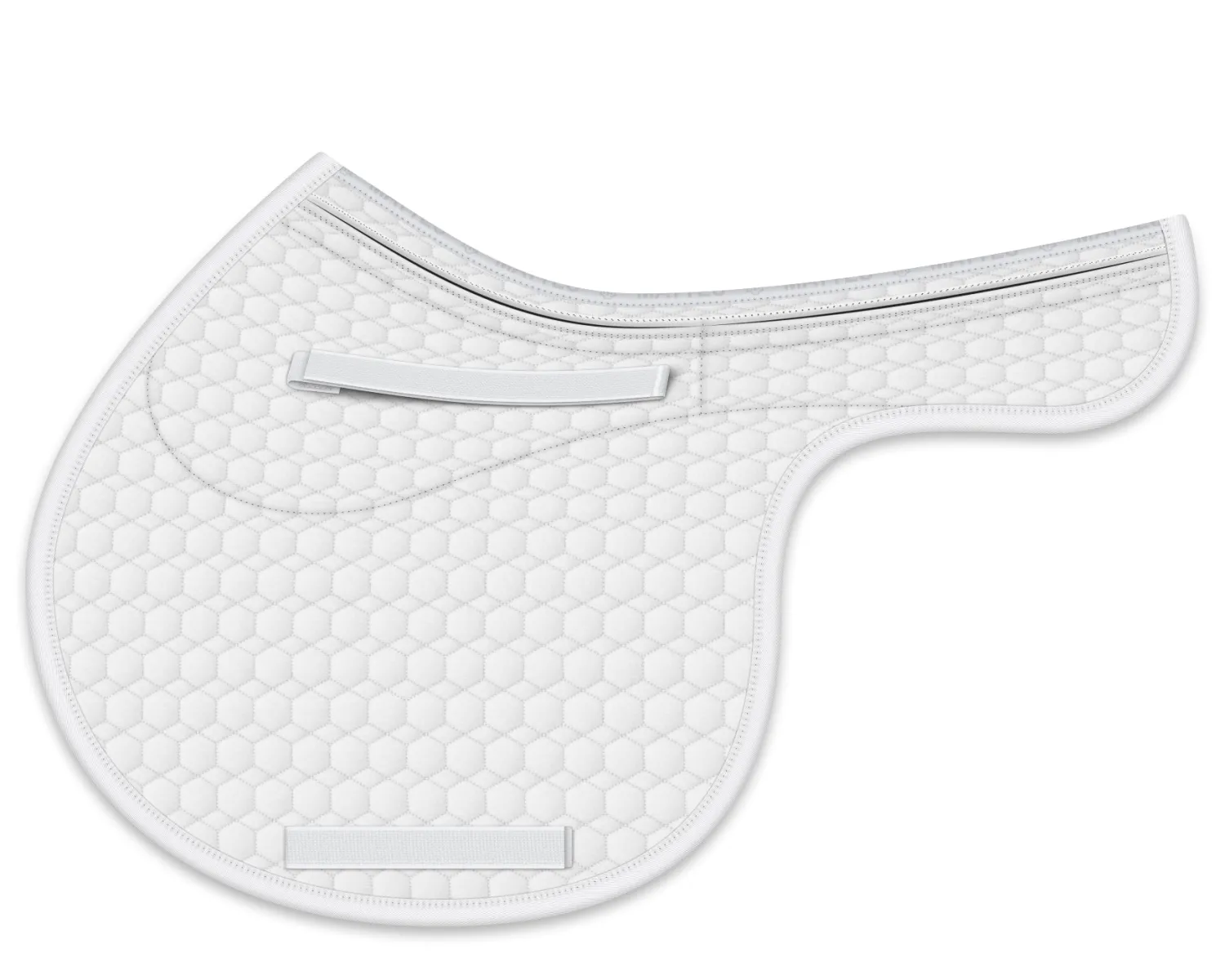 Discount WORLD EQUSTRN BRNDS E.A. Mattes Jump Contour Quilt Only Correction Pad with Pockets for Shims White
