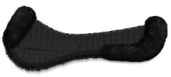 Outlet WORLD EQUSTRN BRNDS E.A. Mattes Platinum EWWA Sheepskin All-Purpose Half Pad with Rear Trim