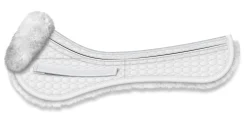 Outlet WORLD EQUSTRN BRNDS E.A. Mattes Platinum EWWA Sheepskin All-Purpose Correction Half Pad