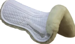 Sale WORLD EQUSTRN BRNDS E.A. Mattes Sheepskin Correction Dressage Half Pad