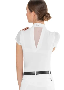 FRANCO TUCCI SRL EGO7 Ladies’ Rita Short Sleeve Show Shirt White