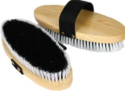 SHILOH STABLES TACK English Brush with Hand Strap Brown