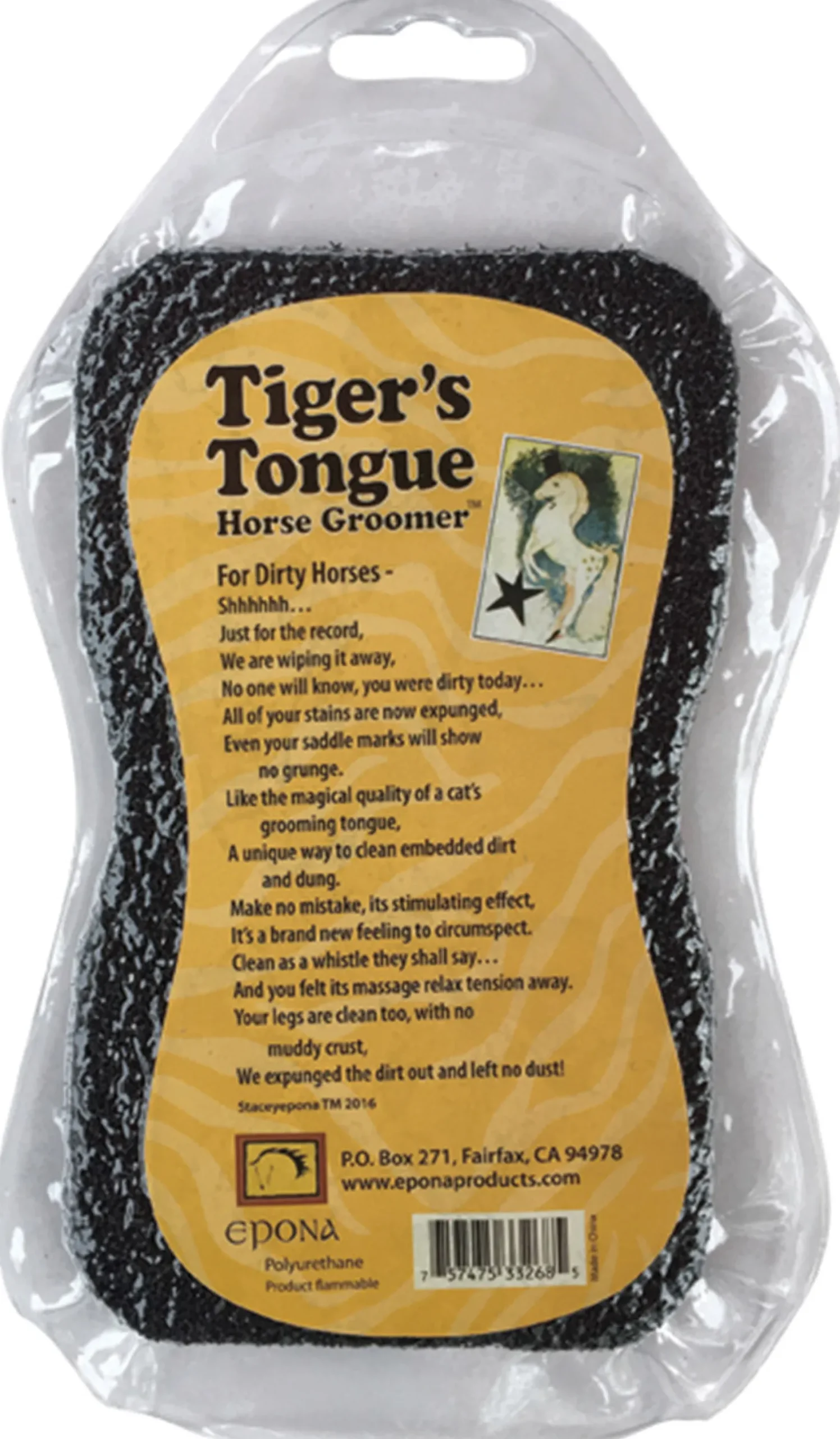 Best EPONA LTD Epona Tigers Tongue Scrubber Black