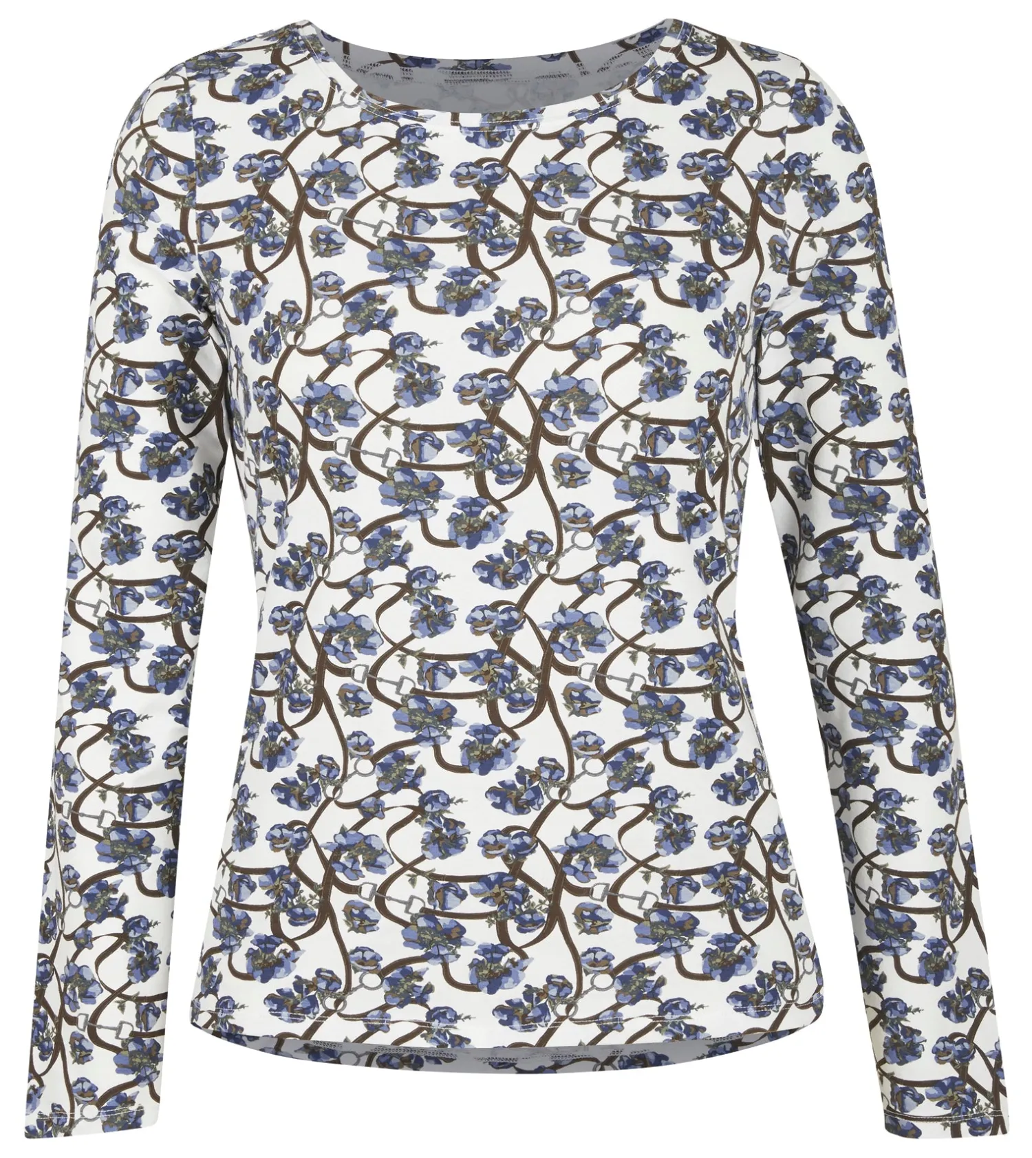Hot KERRITS EQL by ® Ladies’ Organic Cotton Long Sleeve Print Top