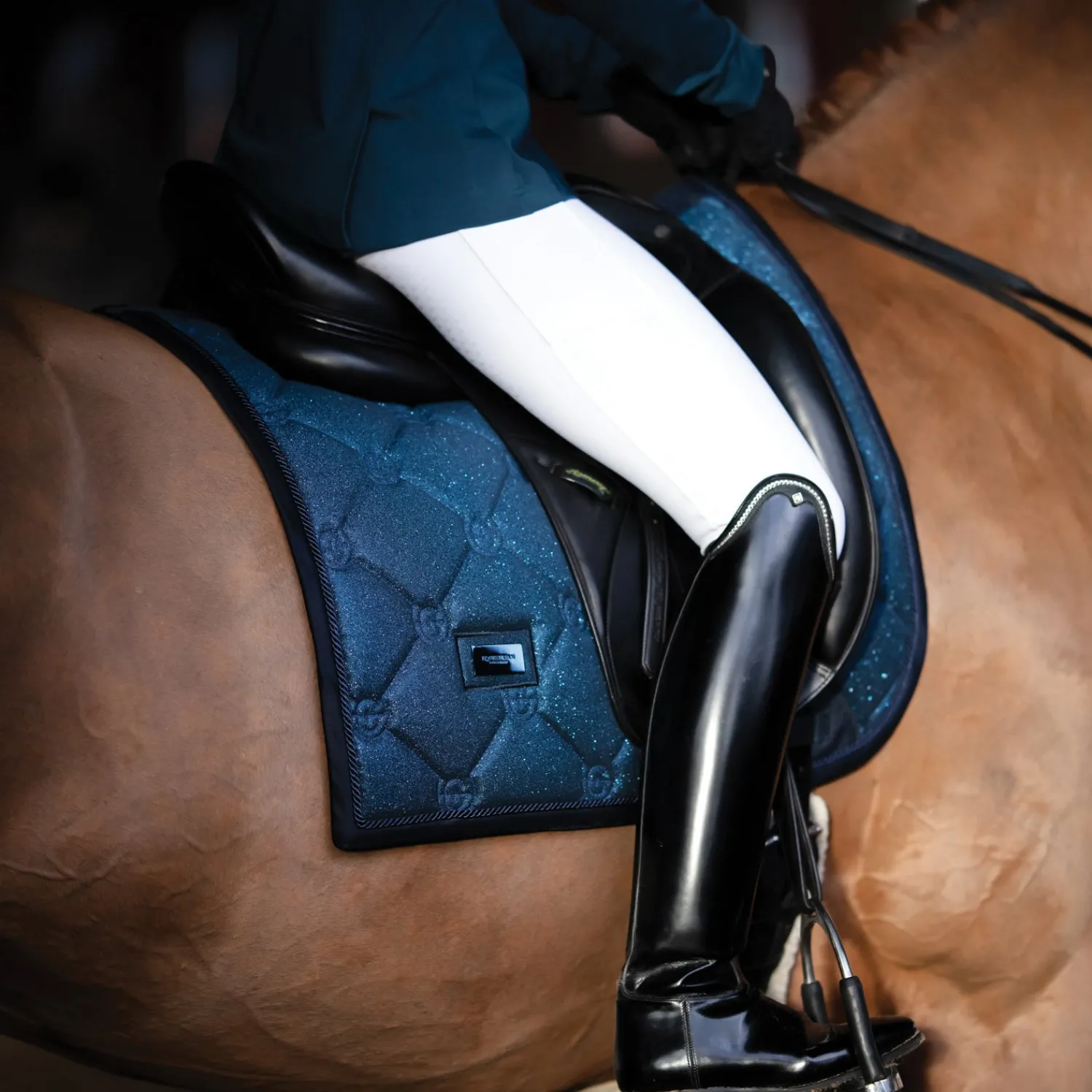 Best EQUESTRIAN STOCKHOLM Glimmer Dressage Saddle Pad