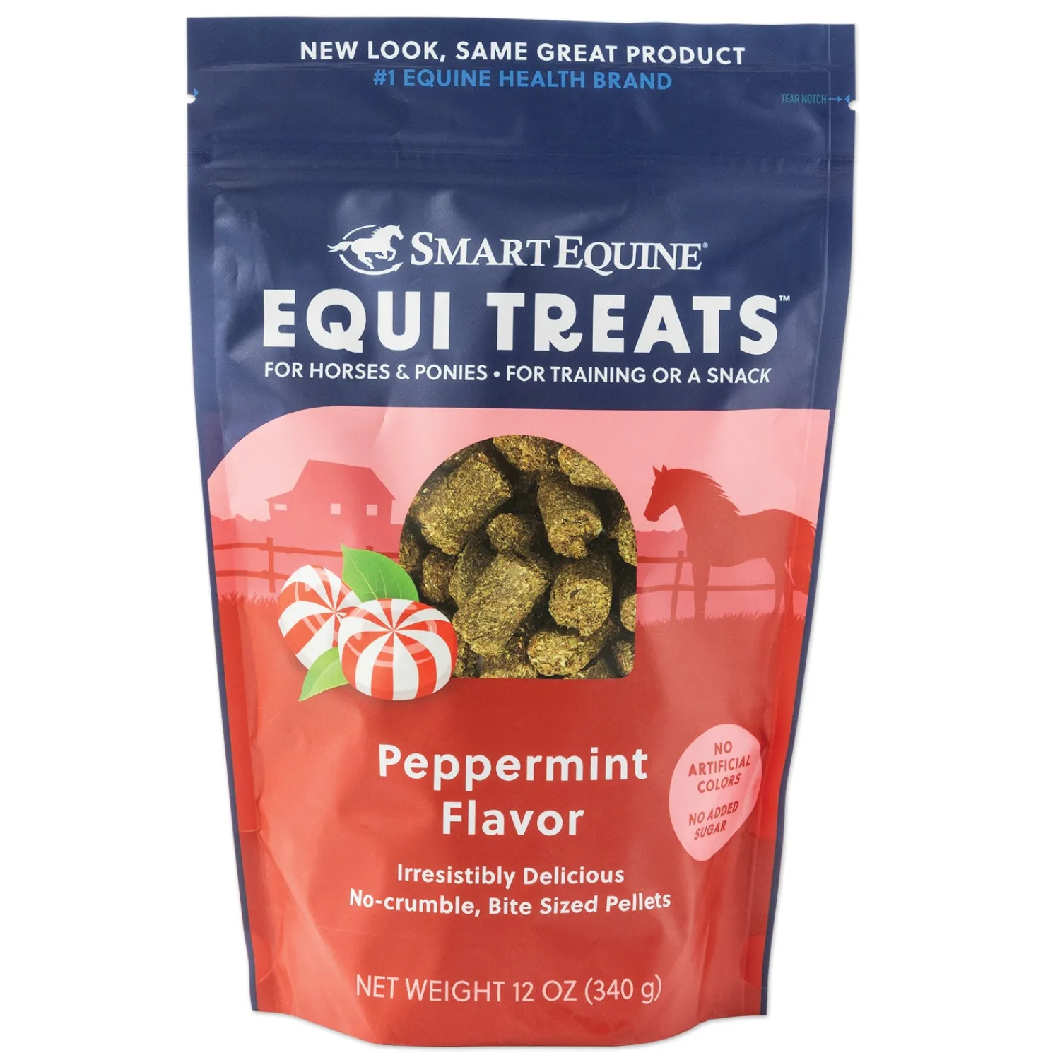 Clearance ANIMAL HEALTH INTERNATIONAL Equi Treats™ Bite Sized Pellets by SmartEquine™ - 12 oz
