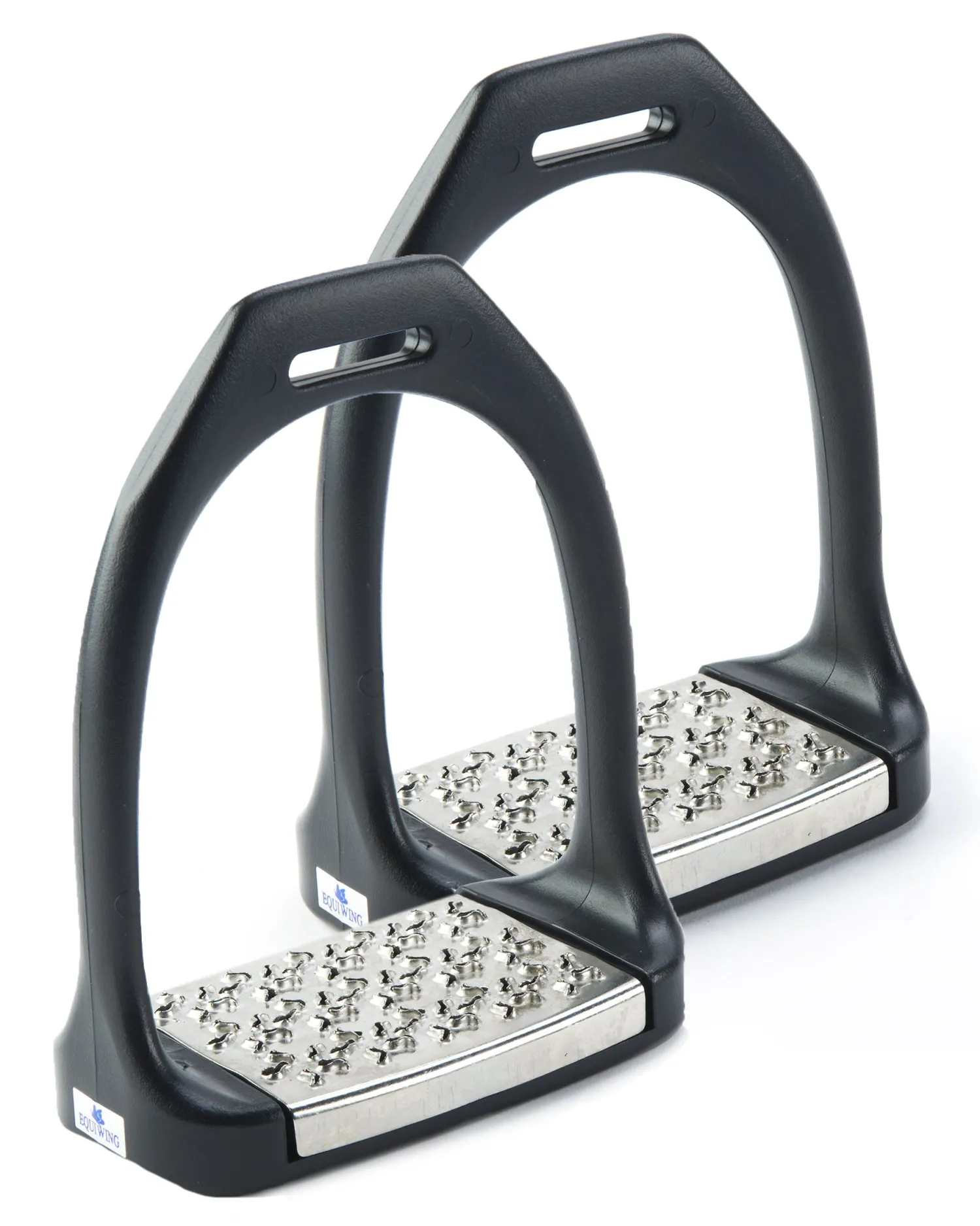 ERS Equi Wing Wide Track Stirrup Irons Black