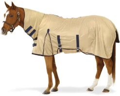 Discount ERS Equi-Essentials Soft Mesh Fly Sheet with Attached Neck Tan