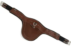 EQUIFIT ® Anatomical BellyGuard Girth with SheepsWool™ T-Foam Liner Brown/Black