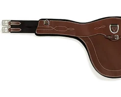 EQUIFIT ® Anatomical BellyGuard Girth with SheepsWool™ T-Foam Liner Brown/Black