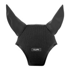 Clearance EQUIFIT ® Ear Bonnet with Logo Black