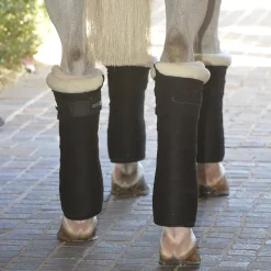 Best EQUIFIT ® SheepsWool™ T-Foam™ Standing Wraps Black/Natural