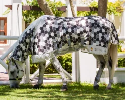 Sale WORLD EQUSTRN BRNDS Equilibrium Field Relief Fly Sheet White/Black/Grey