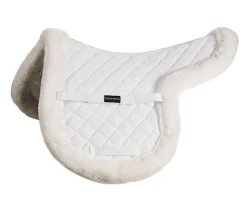New EQUINAVIA Eidsvoll Ultra Fleece Trimmed Show Pad White