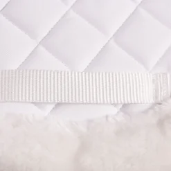 New EQUINAVIA Eidsvoll Ultra Fleece Trimmed Show Pad White