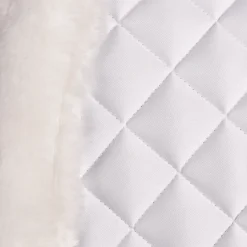 New EQUINAVIA Eidsvoll Ultra Fleece Trimmed Show Pad White