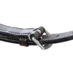 Outlet EQUINAVIA Valkyrie Fancy-Stitched Standing Martingale Chocolate Brown