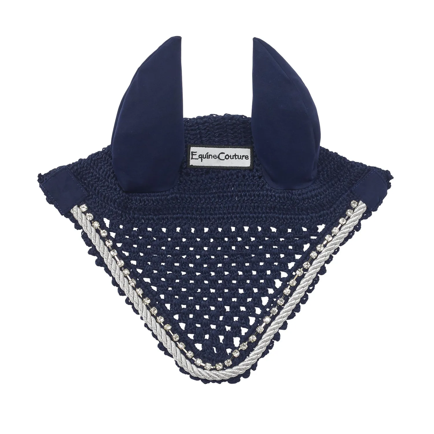 Online JPC EQUESTRIAN Equine Couture™ Fly Bonnet with Piping and Crystals