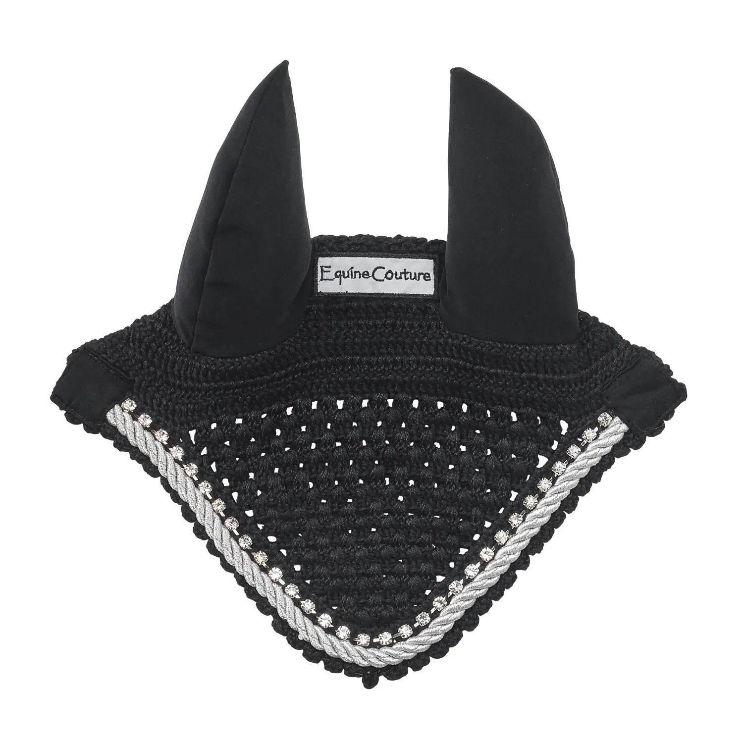 Online JPC EQUESTRIAN Equine Couture™ Fly Bonnet with Piping and Crystals