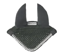 Online JPC EQUESTRIAN Equine Couture™ Fly Bonnet with Piping and Crystals