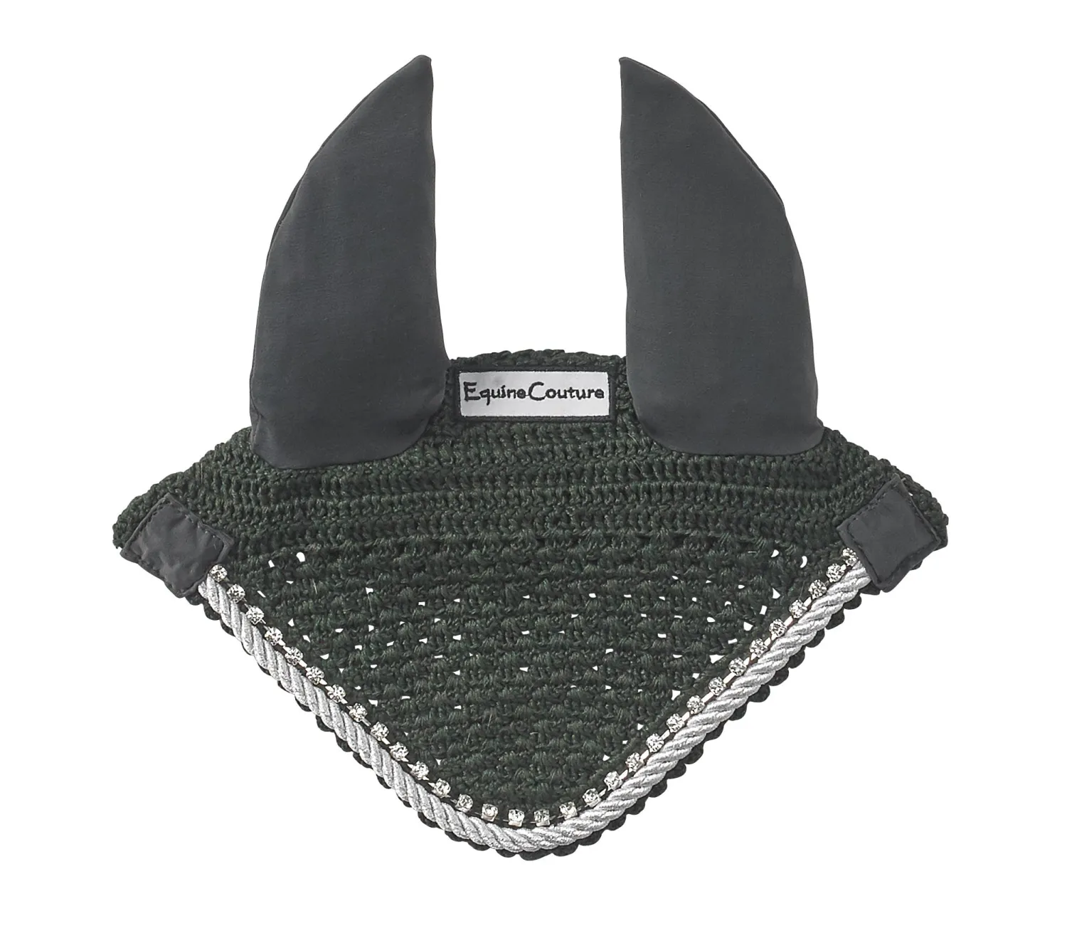 Online JPC EQUESTRIAN Equine Couture™ Fly Bonnet with Piping and Crystals