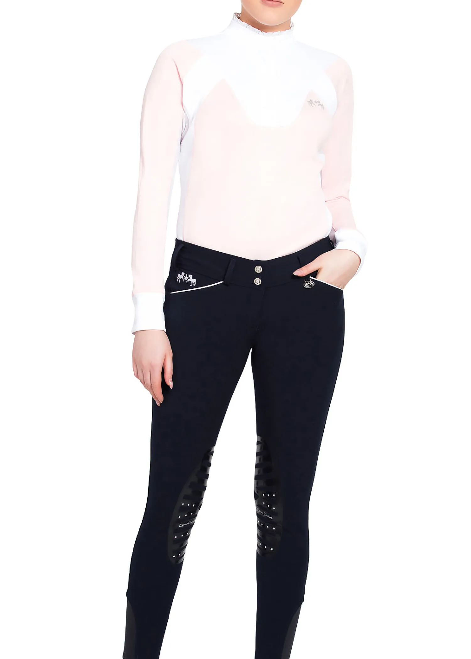 Outlet JPC EQUESTRIAN Equine Couture™ Ladies' Brittni Silicone Knee-Patch Breech