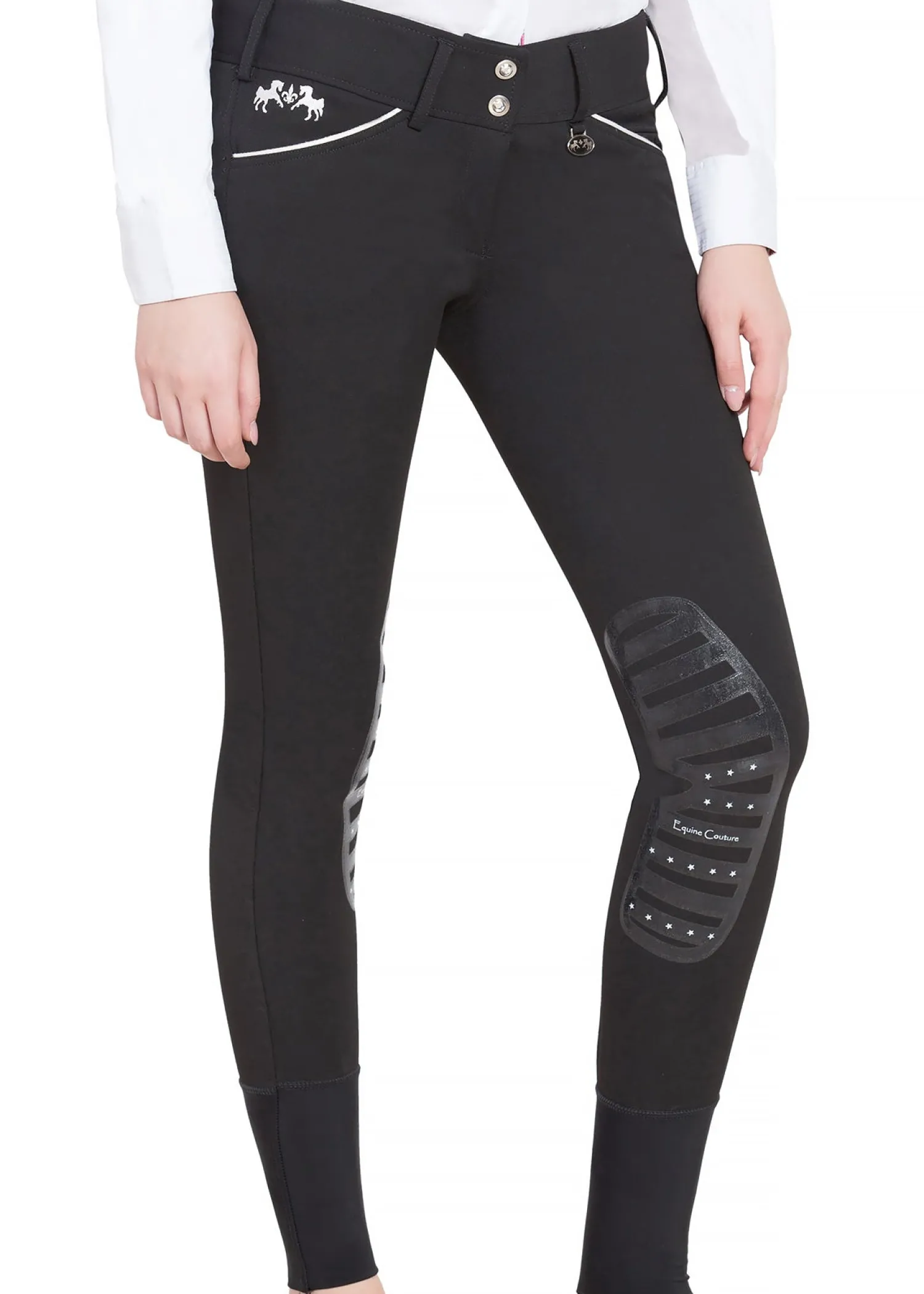 Outlet JPC EQUESTRIAN Equine Couture™ Ladies' Brittni Silicone Knee-Patch Breech