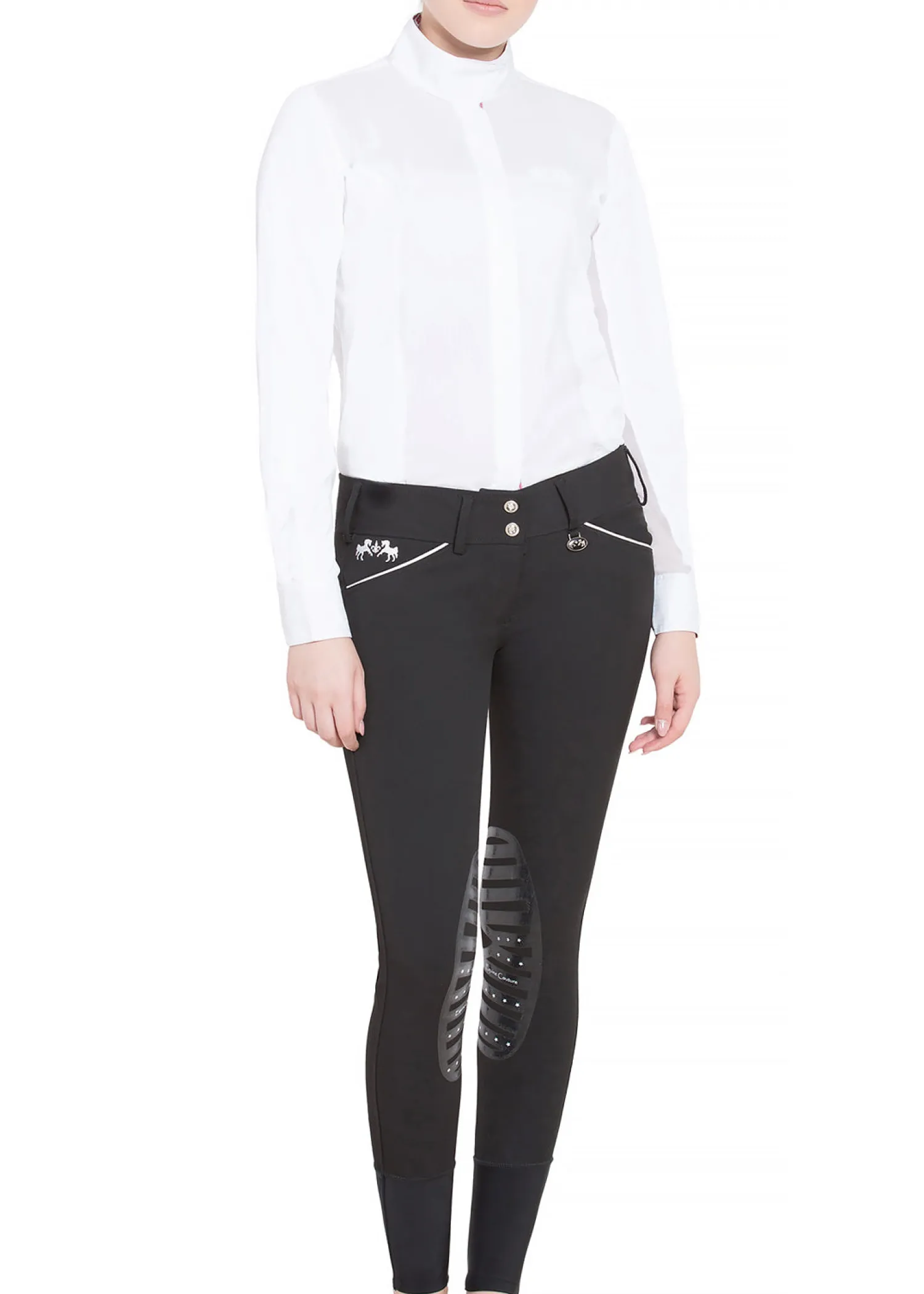 Outlet JPC EQUESTRIAN Equine Couture™ Ladies' Brittni Silicone Knee-Patch Breech