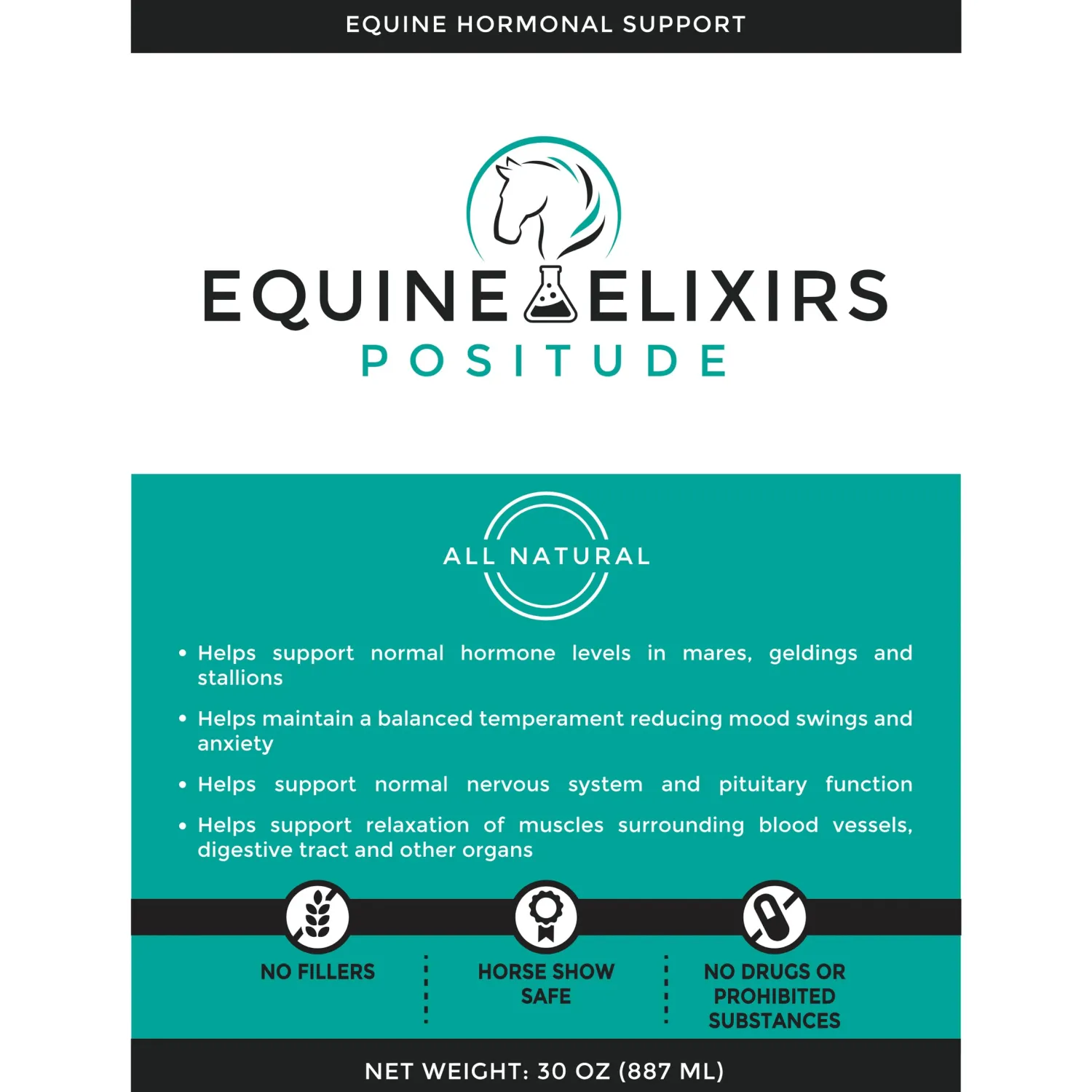 Online EQUINE ELIXIRS INC Equine Elixir Positude®