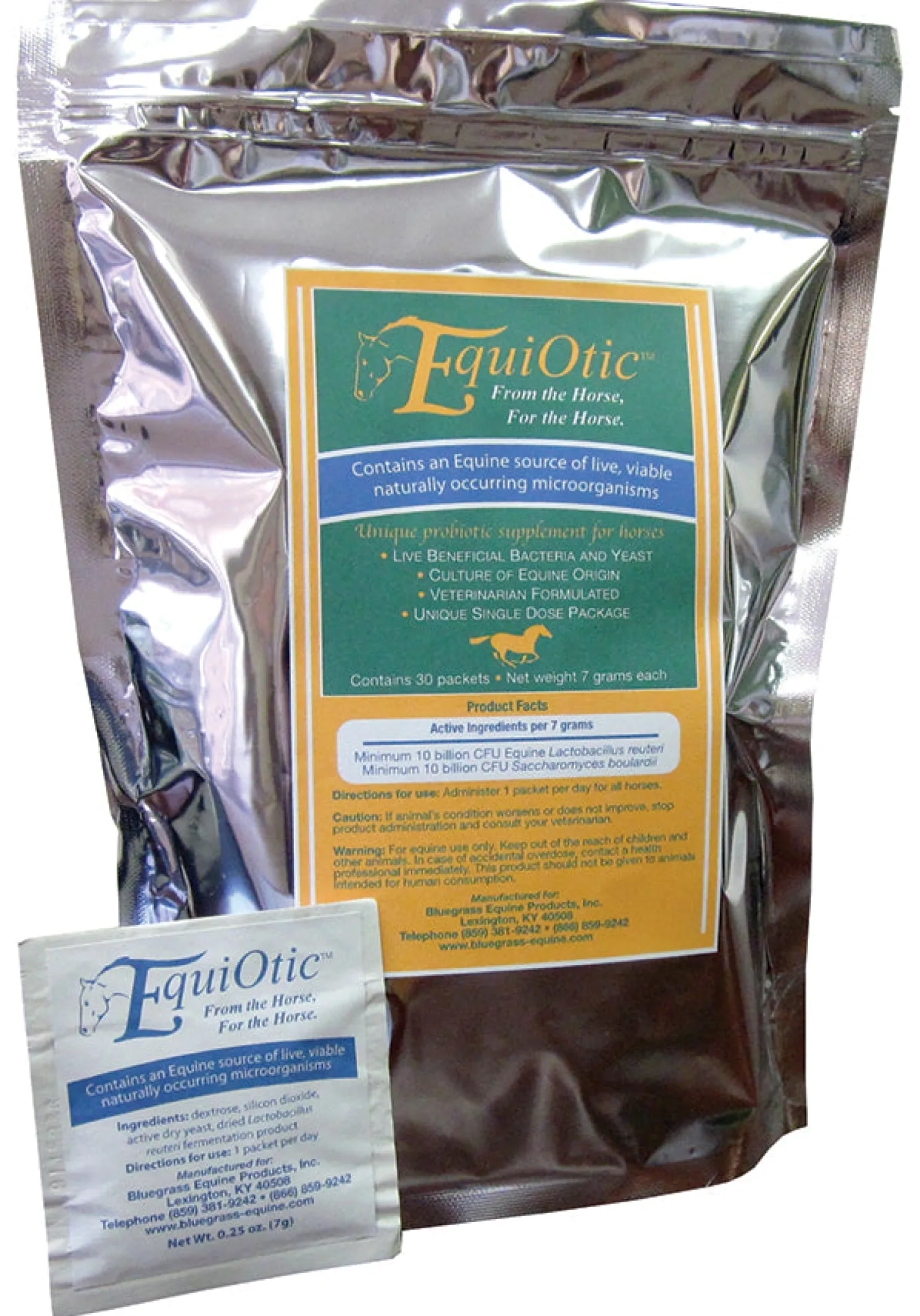 Hot BLUEGRASS ANIMAL EquiOtic™ Daily Packets-30 day