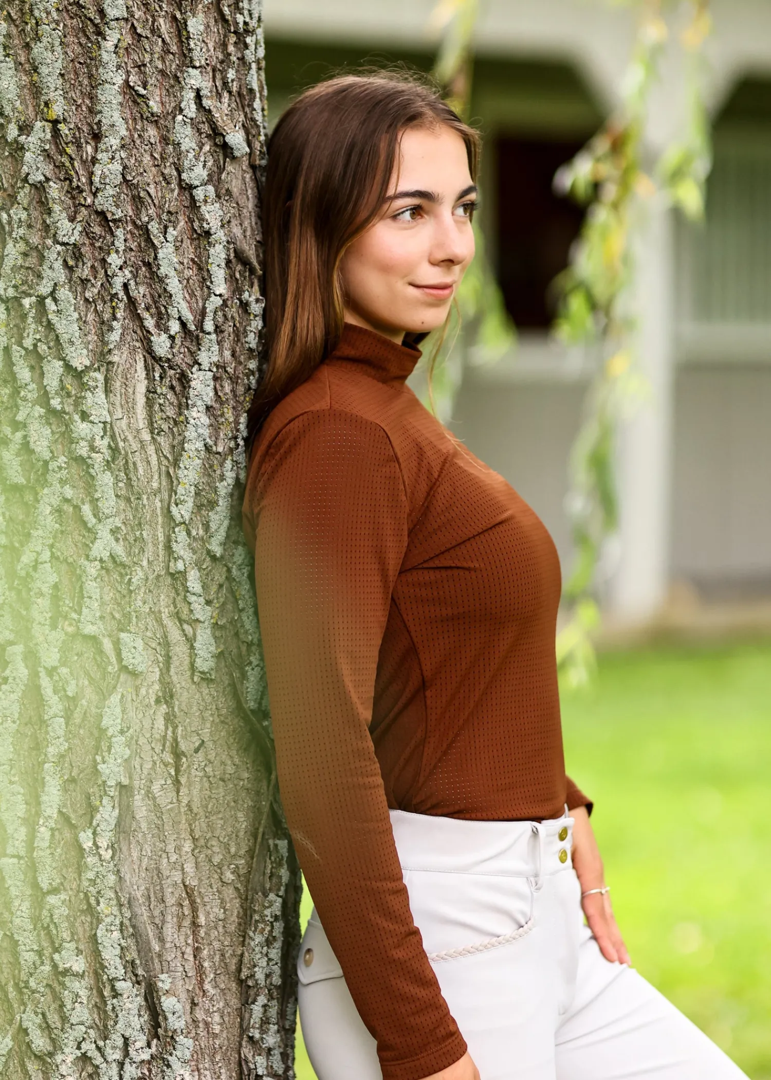 New EQUISITE Alesia Long-Sleeve Shirt