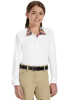 Best ESSEX CLASSICS Girls’ Talent Yarn® Long Sleeve Show Shirt