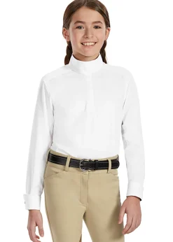Best ESSEX CLASSICS Girls’ Talent Yarn® Long Sleeve Show Shirt