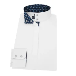 Online ESSEX CLASSICS Ladies’ Talent Yarn® Straight Collar Long Sleeve Show Shirt