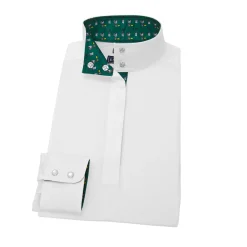 Online ESSEX CLASSICS Ladies’ Talent Yarn® Straight Collar Long Sleeve Show Shirt