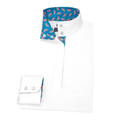 Online ESSEX CLASSICS Ladies’ Talent Yarn® Straight Collar Long Sleeve Show Shirt