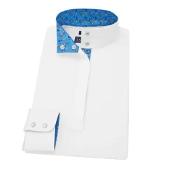 Online ESSEX CLASSICS Ladies’ Talent Yarn® Straight Collar Long Sleeve Show Shirt