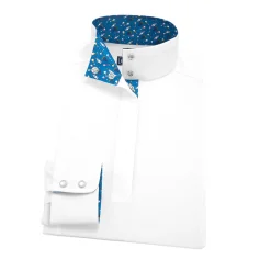 Online ESSEX CLASSICS Ladies’ Talent Yarn® Straight Collar Long Sleeve Show Shirt