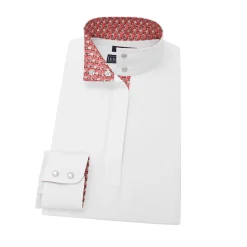 Online ESSEX CLASSICS Ladies’ Talent Yarn® Straight Collar Long Sleeve Show Shirt
