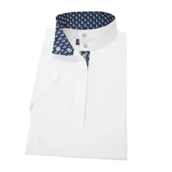 Online ESSEX CLASSICS Ladies’ Talent Yarn® Straight Collar Short Sleeve Show Shirt