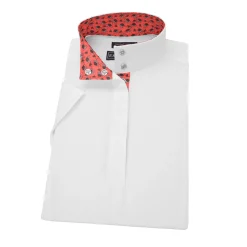 Online ESSEX CLASSICS Ladies’ Talent Yarn® Straight Collar Short Sleeve Show Shirt