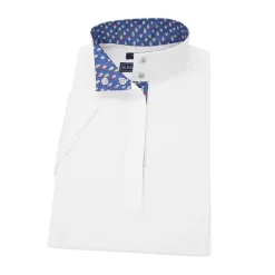 Online ESSEX CLASSICS Ladies’ Talent Yarn® Straight Collar Short Sleeve Show Shirt