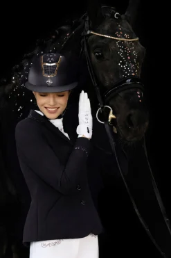 Sale INTER API LTD Fair Play® Ladies’ Taylor Chic RoseGold Show Coat Black