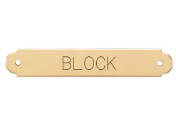 Best DOVER DROPSHIP Fancy Halter Nameplate - 1 or 2 lines