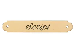 Best DOVER DROPSHIP Fancy Halter Nameplate - 3 lines