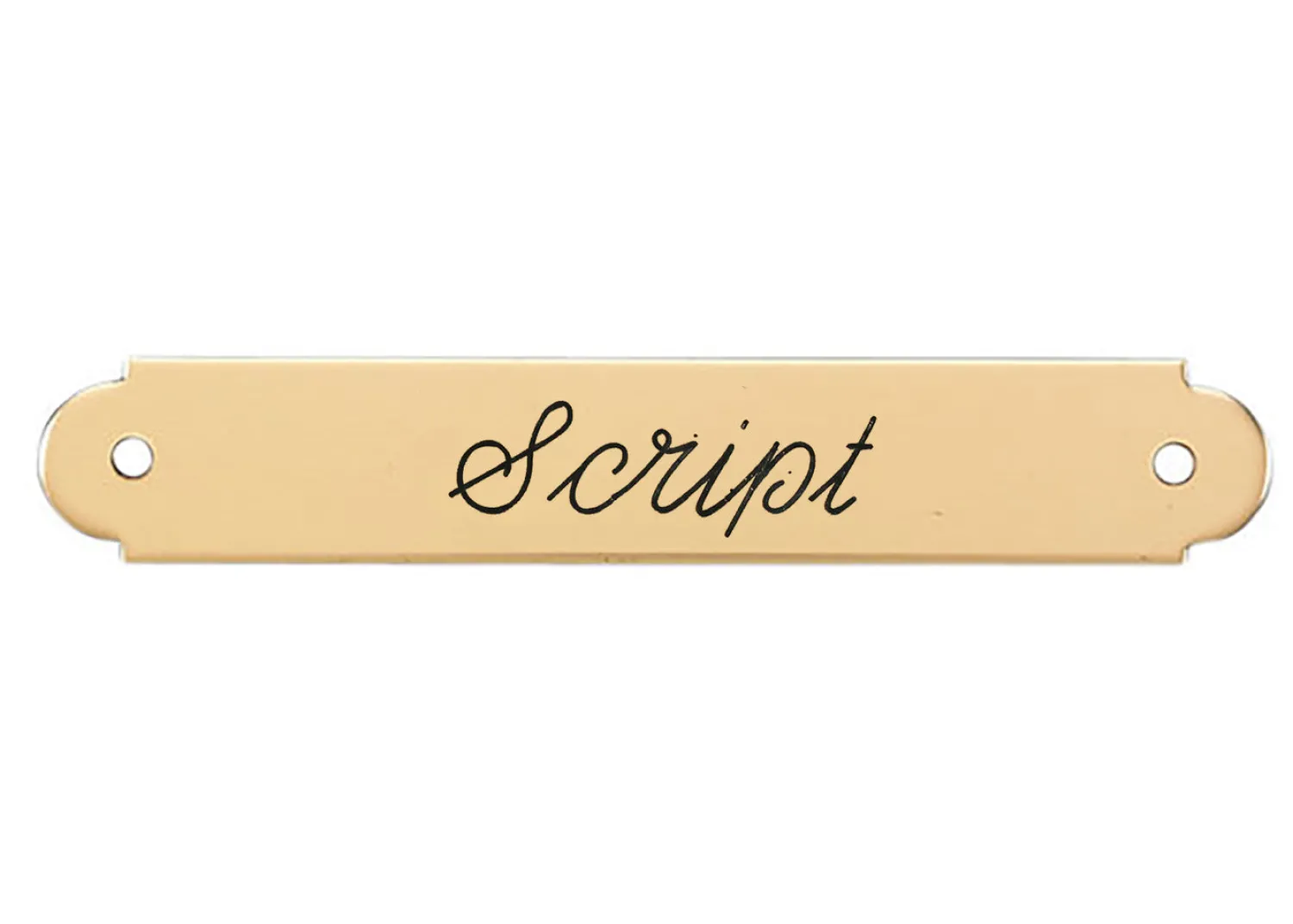 Best DOVER DROPSHIP Fancy Halter Nameplate - 3 lines